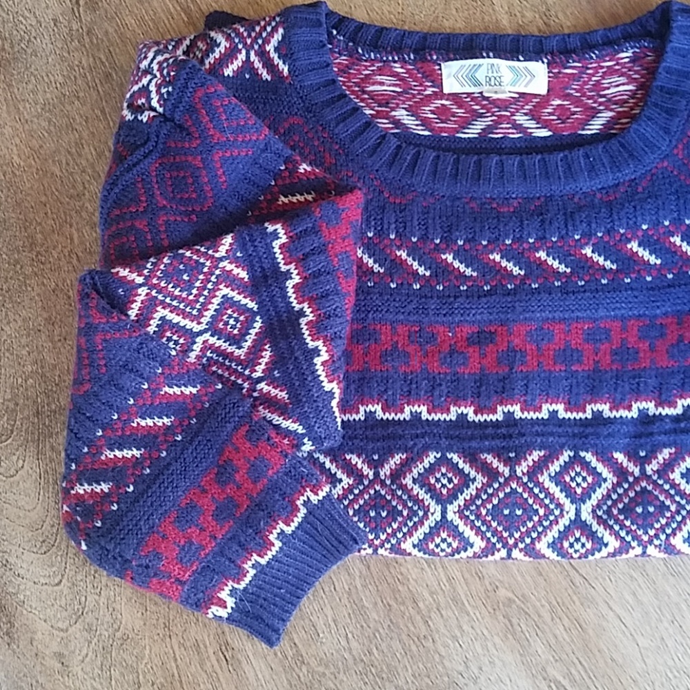 Pink Rose Sweater